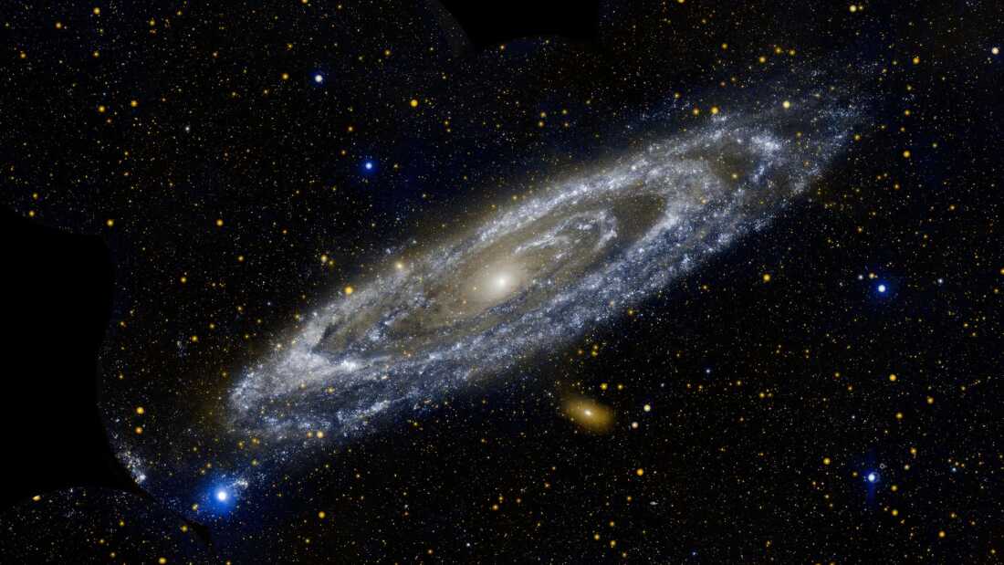 Stars in the Andromeda Galaxy, pictured here, were being studied by scientists who noticed that one particular star suddenly faded away and disappeared.