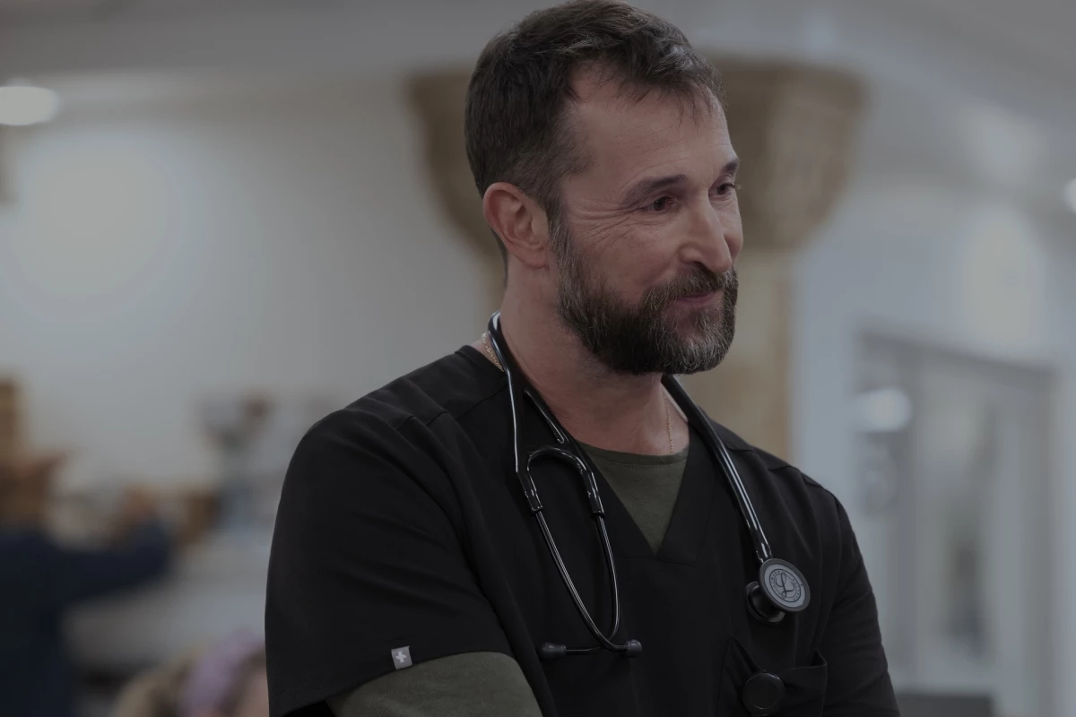 Noah Wyle as Dr. Robby in The Pitt.