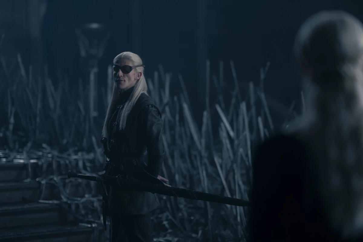 How much does Aemond (Ewan Mitchell) want the Iron Throne? ARRRRRdently!
