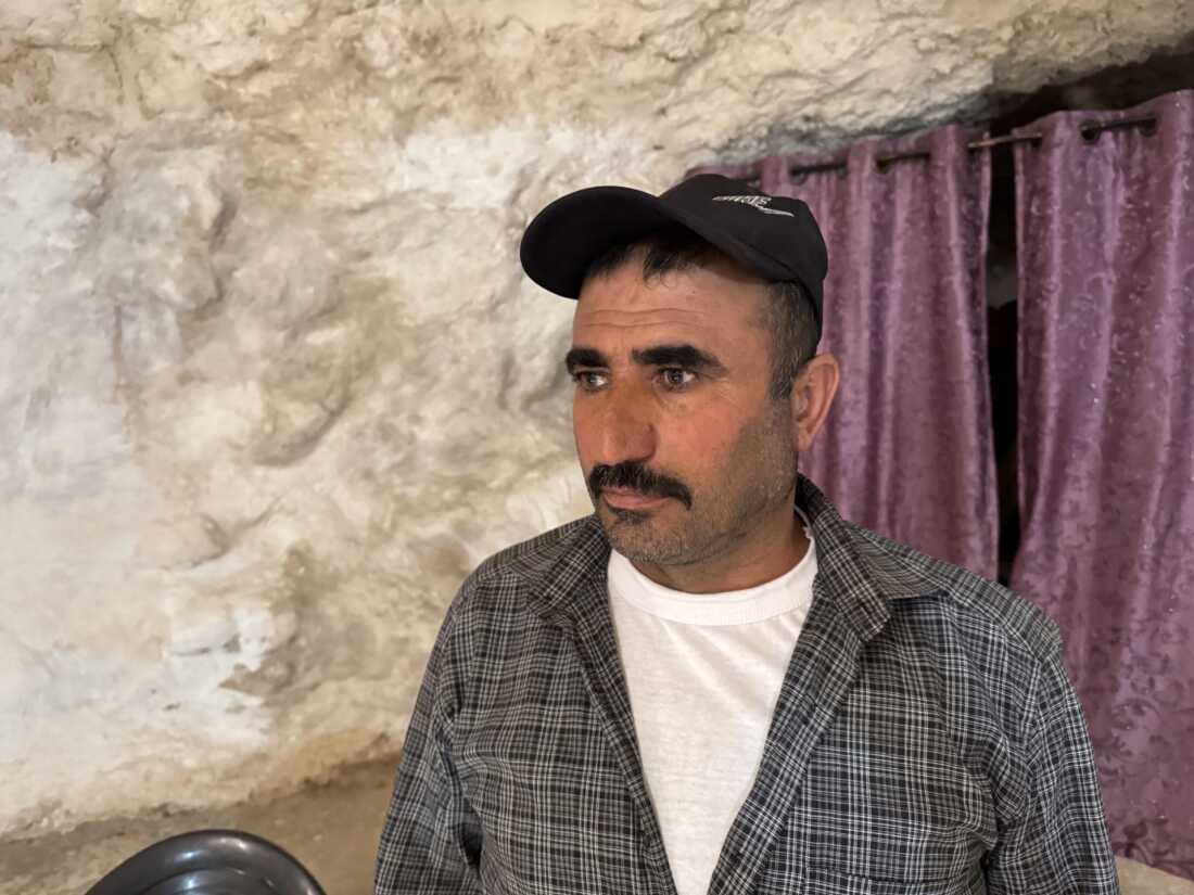 Mohammed Abu Sabha, 49, says he was badly beaten at his home in January. His security camera filmed at attack by masked men with clubs. He has reported the attack and provided the video footage, but Israeli authorities have not taken any action. The United Nations has documented more than 4,000 attacks against West Bank Palestinians in the past three years, but prosecutions are rare.