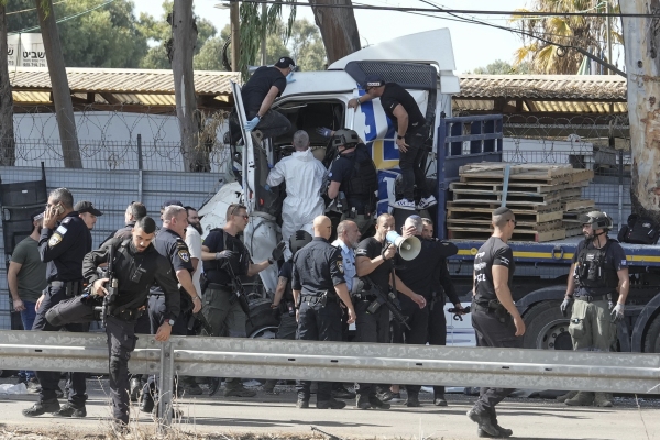 Israeli strikes on Gaza kill 33, while truck ramming near Tel Aviv kills one