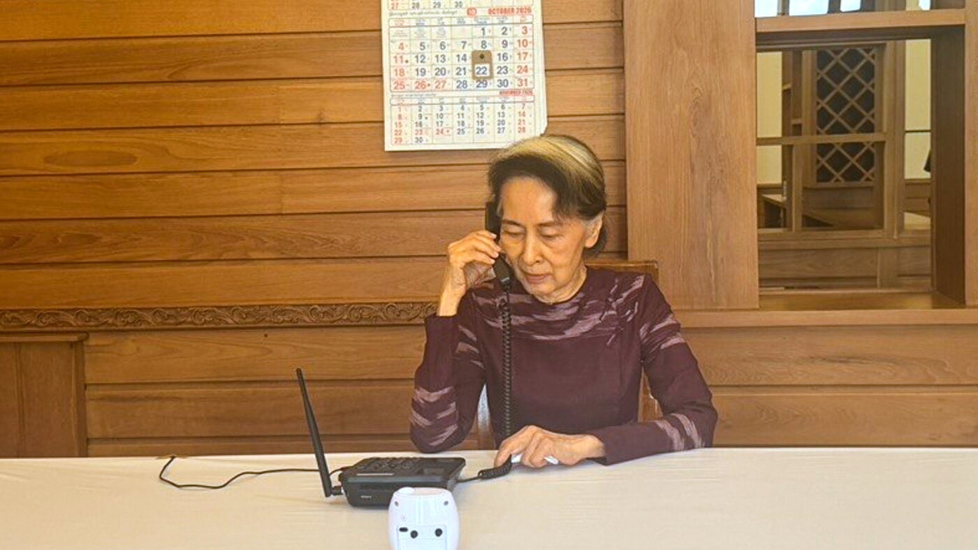 After nearly 6 years, ex-Myanmar leader Aung San Suu Kyi's son hears her voice