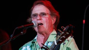 Singer Joe McDonald sings during the concert marking the 40th anniversary of the Woodstock music festival on Aug. 15, 2009 in Bethel, New York. McDonald has died at age 84.