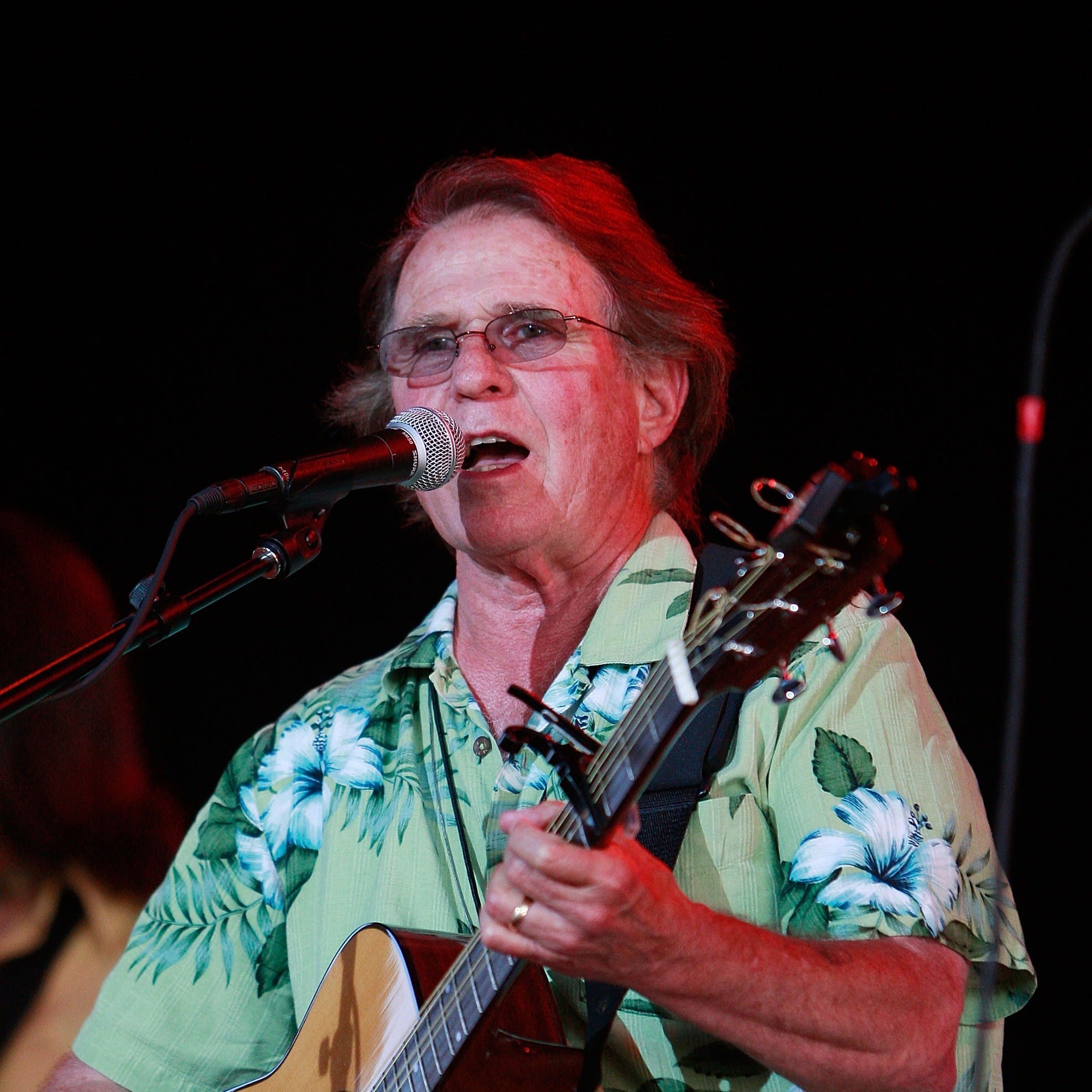 Singer Joe McDonald sings during the concert marking the 40th anniversary of the Woodstock music festival on Aug. 15, 2009 in Bethel, New York. McDonald has died at age 84.