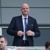 FIFA President Gianni Infantino looks on prior to the FIFA Club World Cup 2025 quarter final match between Fluminense FC and Al Hilal at Camping World Stadium in Orlando, Fl., on July 4, 2025.