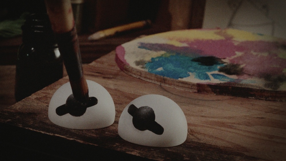 Creating the two of the most famous eyes in television. A scene from a new Disney+ documentary by Oscar-winning director, Ron Howard. It's called "Jim Henson: Idea Man." (Disney)