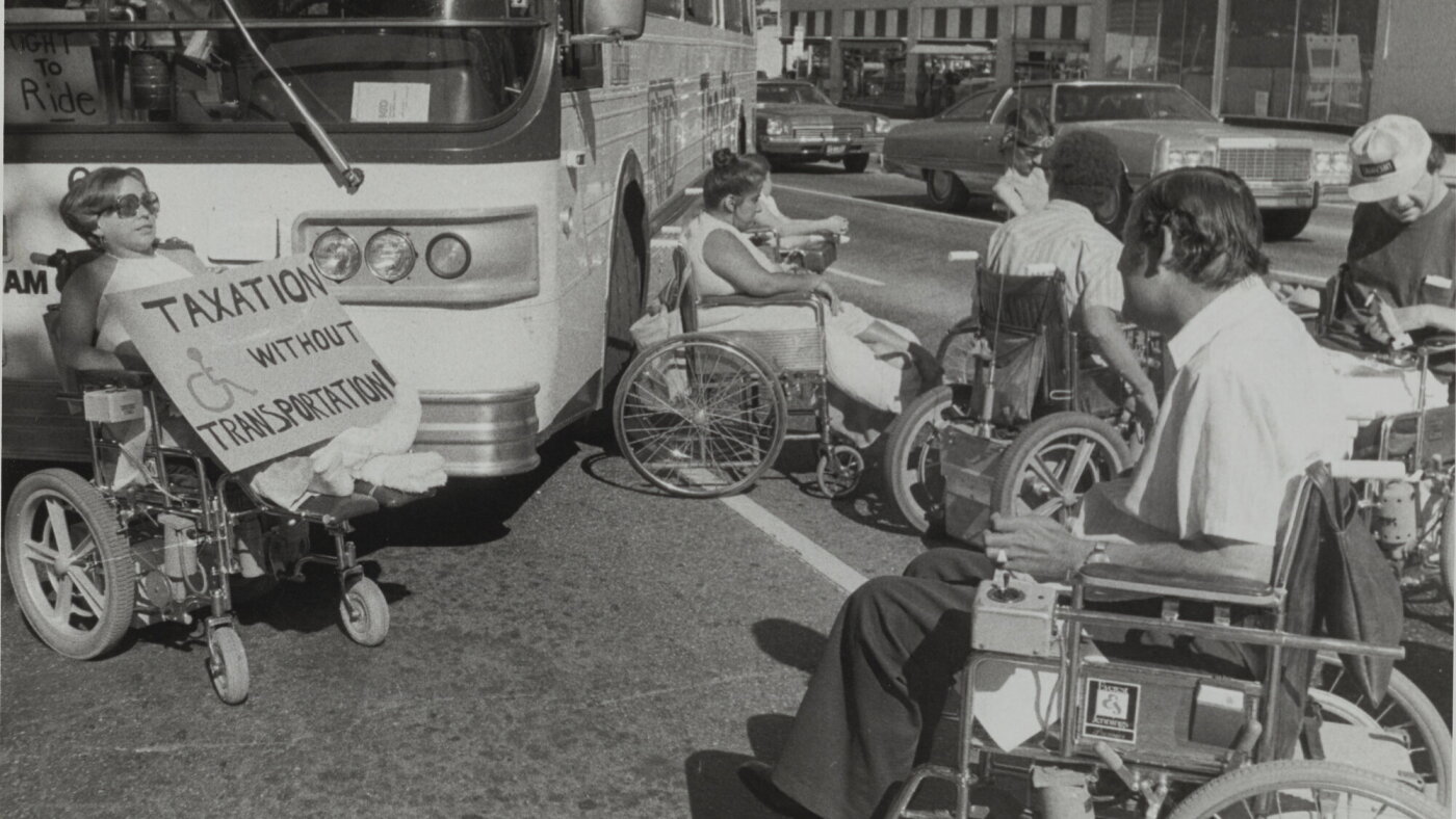 ‘We want to ride’: the 1978 protest that sparked the disability rights movement : Up First from NPR