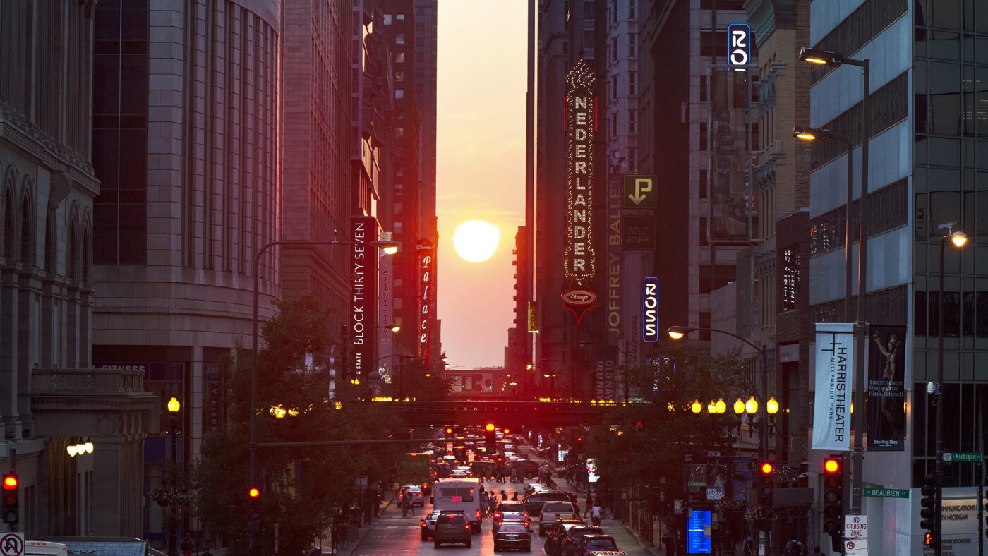 What the equinox 'henge' effect tells us about U.S. cities