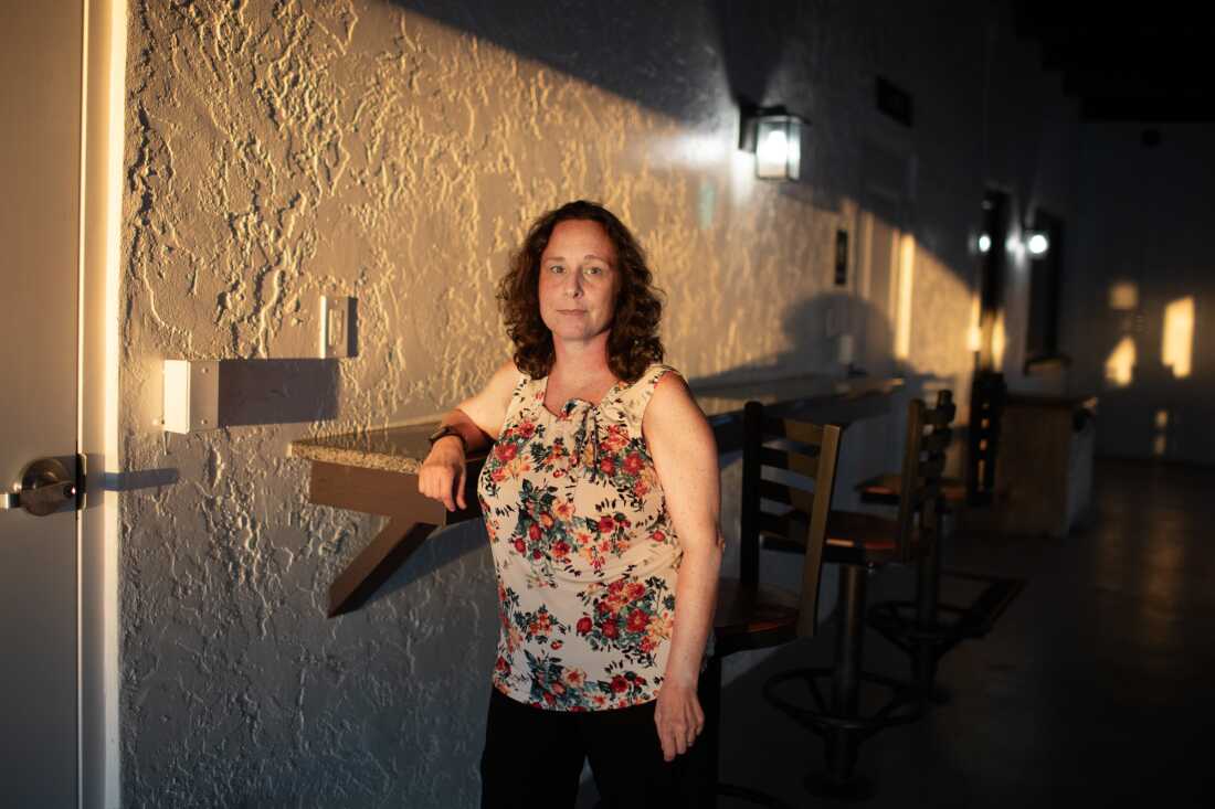 "Tara Boyd was displaced from Fort Myers Beach after Hurricane Ian hit southwest Florida in 2022. "The cost of housing is rising, insurance is rising," Boyd says. "Unless you really have a lot of money to be able to stay down here, it's a challenge."