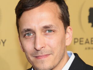 American documentarian Brent Renaud attends the Peabody Awards ceremony in 2015. He was killed while reporting in Ukraine on March 13, 2022.