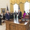 Trump campaign staff had altercation with official at Arlington National Cemetery 4 H.R. McMaster receives a send-off from the White House staff on his last day in the Trump administration on April 6, 2018.