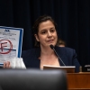 Representative Elise Stefanik, a Republican from New York, grilled leaders of universities during a House Committee on Education and the Workforce hearing on May 23.