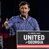Sen. Jon Ossoff, D-Ga., speaks during a campaign event on October 17, 2026 in Marietta, Georgia.