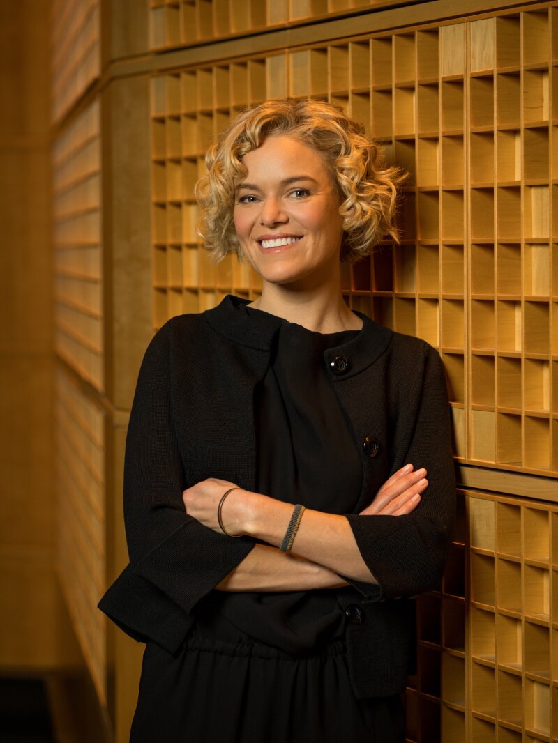 Katherine Maher at NPR headquarters in DC, March 2024