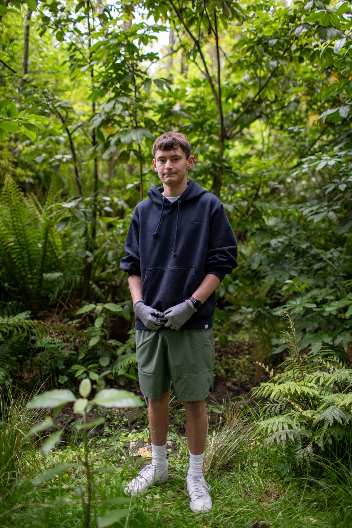 Finn Hibbert of Town Belt Kaitiaki says conservation is becoming part of his generation. 'The more birds we start to see, we get to see the result of our tree planting and our work and our trapping.'