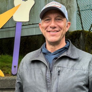 Alaska U.S. House candidate Bill Hill, an independent, poses in a park in downtown Juneau, Alaska, on June 4, 2026.