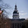 The Maryland State Capitol building is seen in Annapolis.