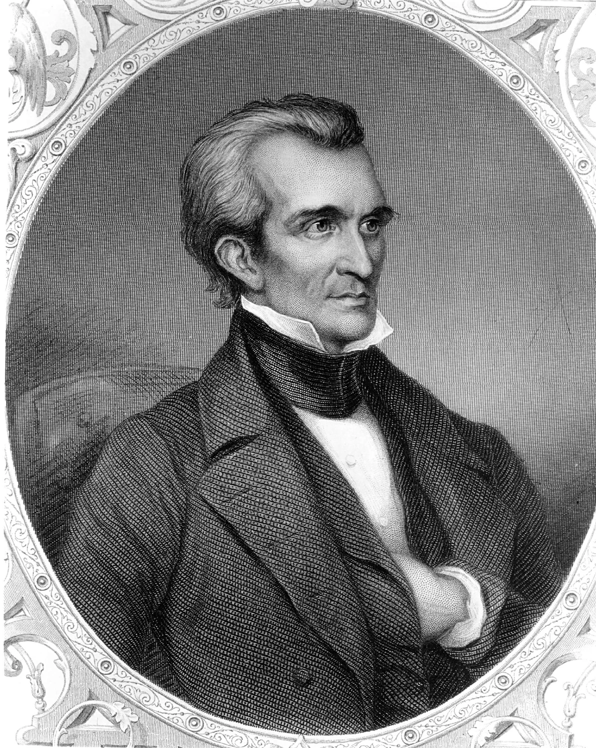 James Knox Polk, eleventh President of the United States serving from 1845 to 1849.