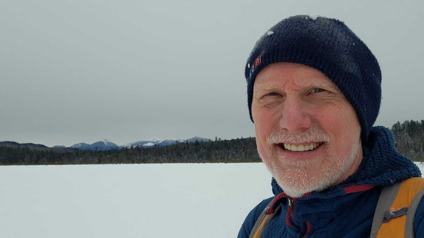A snowshoe trek in the Adirondack Mountains on a classic winter day A snowshoe trek in the Adirondack Mountains on a classic winter day
