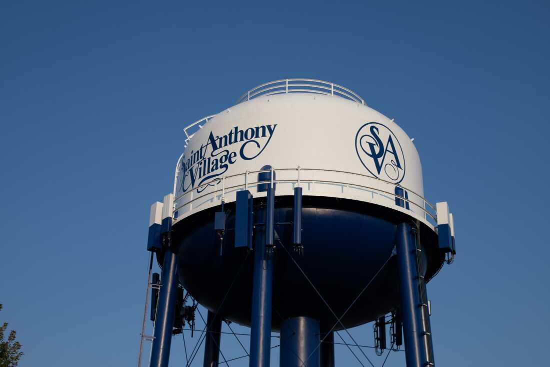 St. Anthony Middle School, situated in the suburbs of Minneapolis and in the shadow of a water tower, looks like any school in America.