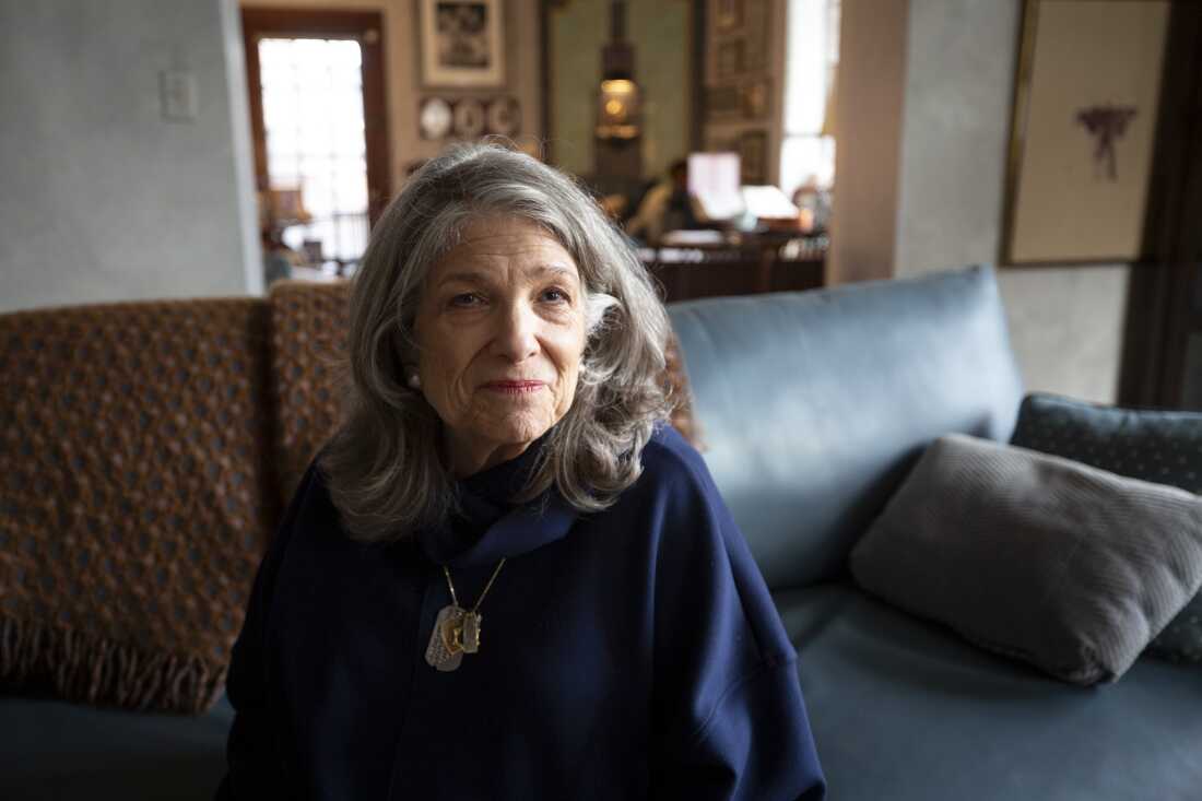 Carol Boigon, a former Denver city council member, in her home in the city's South Park Hill neighborhood on Jan. 13. She joined Colorado Choose Vaccines to help promote vaccine science to the wider public.
