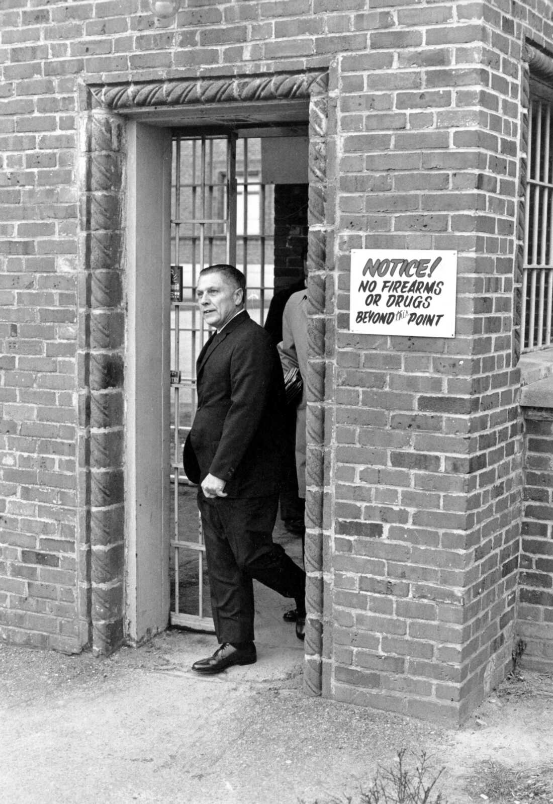 In this file photo, Former Teamster's President James Hoffa leaves the Lewisberg, Penn., penitentiary on Dec. 23, 1971 after having his sentence commuted by President Richard Nixon.