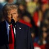 Republican presidential nominee, former President Donald Trump addresses a campaign rally at the Butler Farm Show grounds on Sunday in Butler, Pa. This was the first time that Trump has returned to Butler since he was injured during an attempted assassination on July 13.