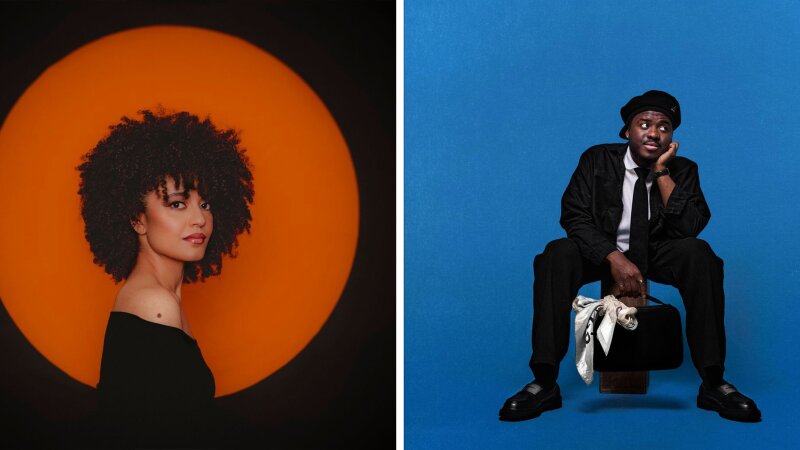 Milena Casado (left) and Tyreek McDole.