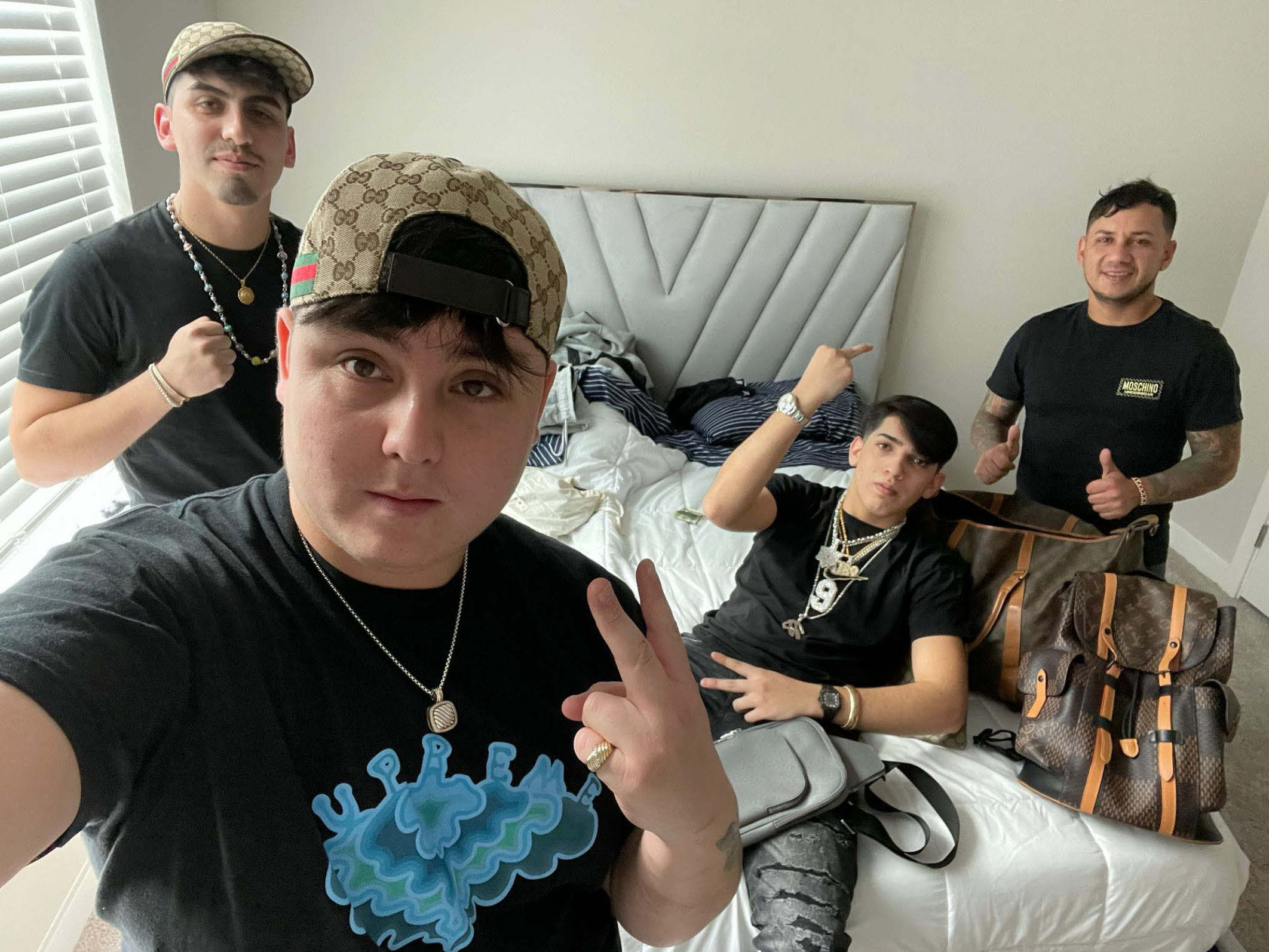 The FBI says this photograph, taken the day after NFL quarterback Joe Burrow