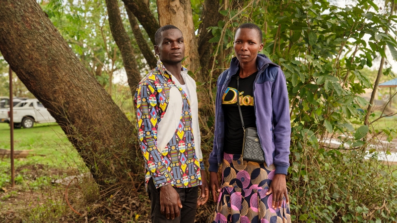 Robert & Milicent, photographed at Mildmay Kenya which is on the same ground as Bondo District Hospital, Siaya, Kenya, 2025.
