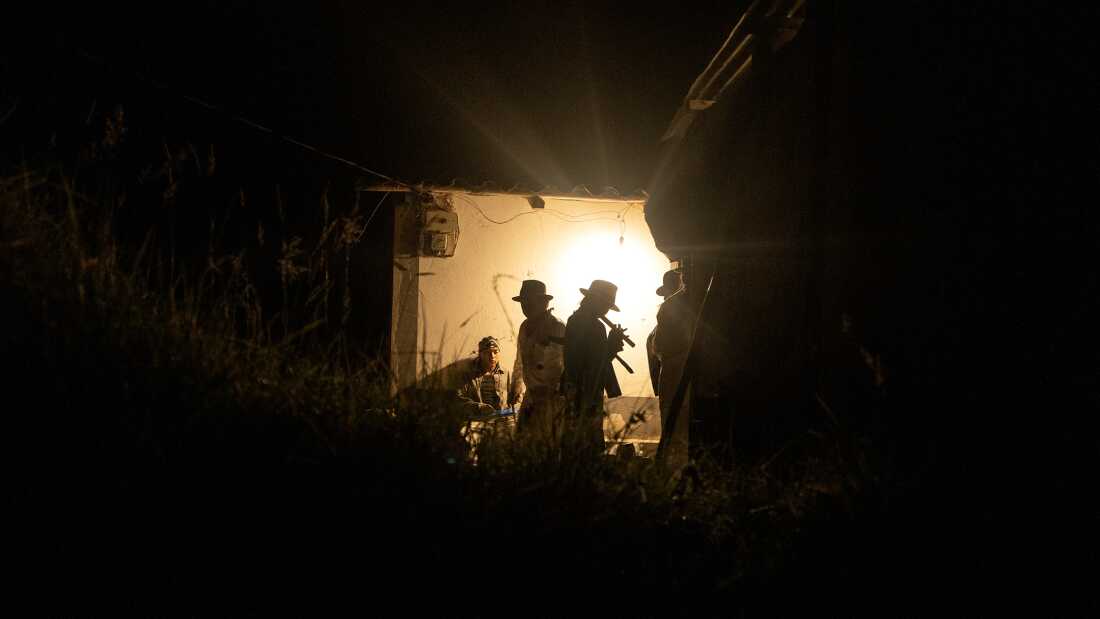 Celebrating San Juanes Day in Cotacachi, Imbabura Province, Ecuador. Cumbia Andina is a mixture of local rhythms from the north of the country, such as the San Juanitos rhythms played and danced to during celebrations, and Colombian cumbia.