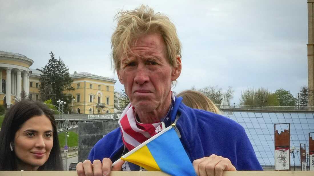 Ryan Routh, shown here in Kyiv, Ukraine on April 30, 2022, is accused of the attempted assassination of Donald Trump at his West Palm Beach, Fla. golf course in 2024. Jury selection in the trial begins Monday.