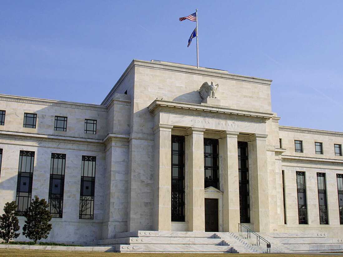 The Federal Reserve building in Washington D.C.