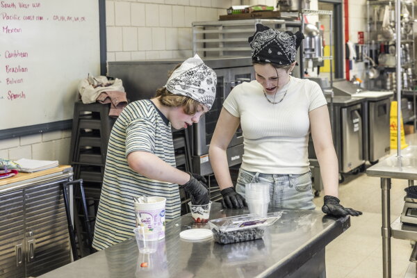 Trump Cuts Threaten After-School Programs | NPR Sixth graders making yogurt parfaits in their after-school cooking club in rural Maine.