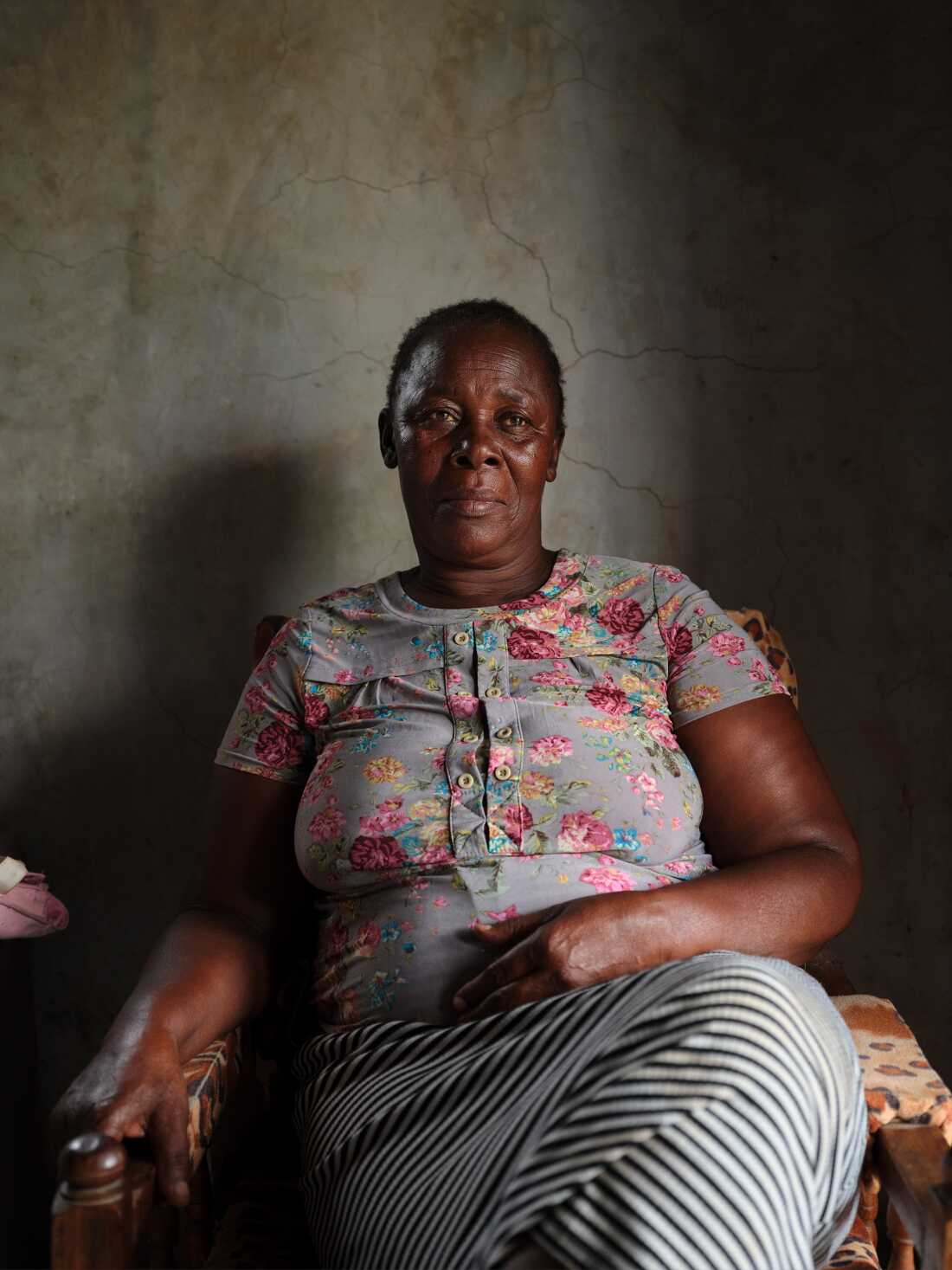 Alice Akinyi astatine Justine's location conscionable earlier array banking sunday, Nyang'ande, Kisumu, Kenya, 2025.