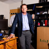 Pima County Medical Examiner Greg Hess at his office in Tucson, Ariz. 