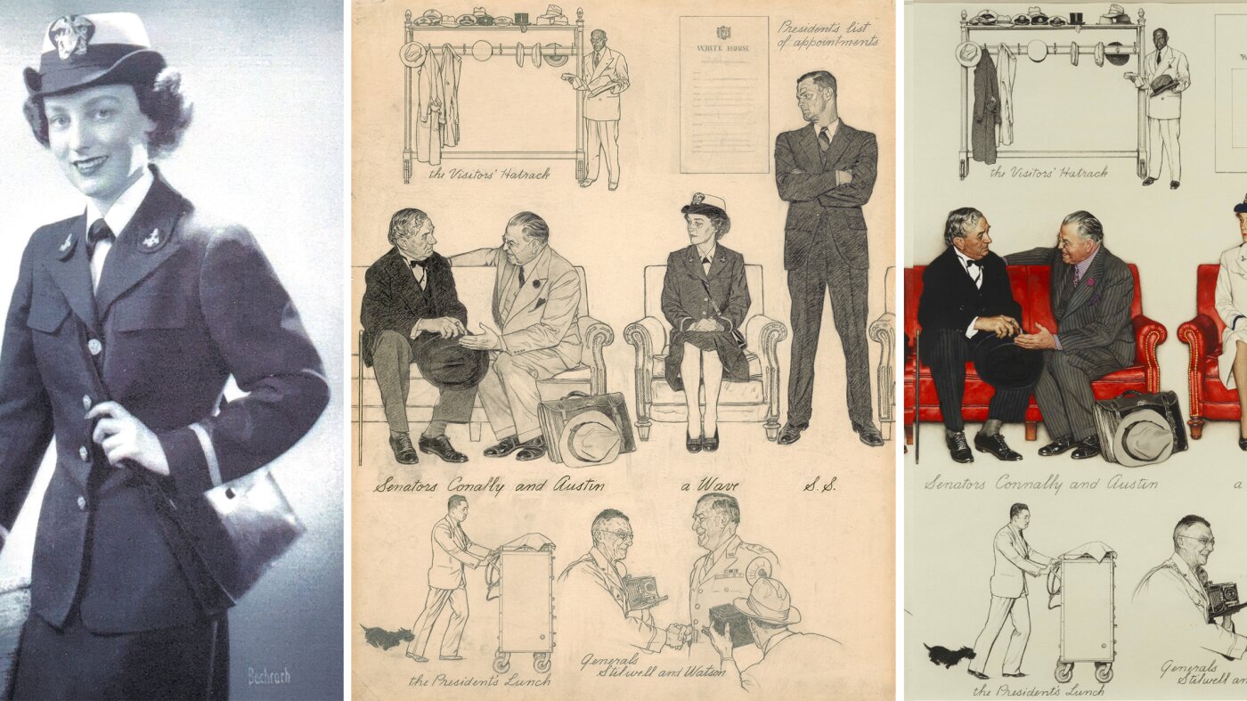 Norman Rockwell art that ignited a lawsuit and a love story is now on public view