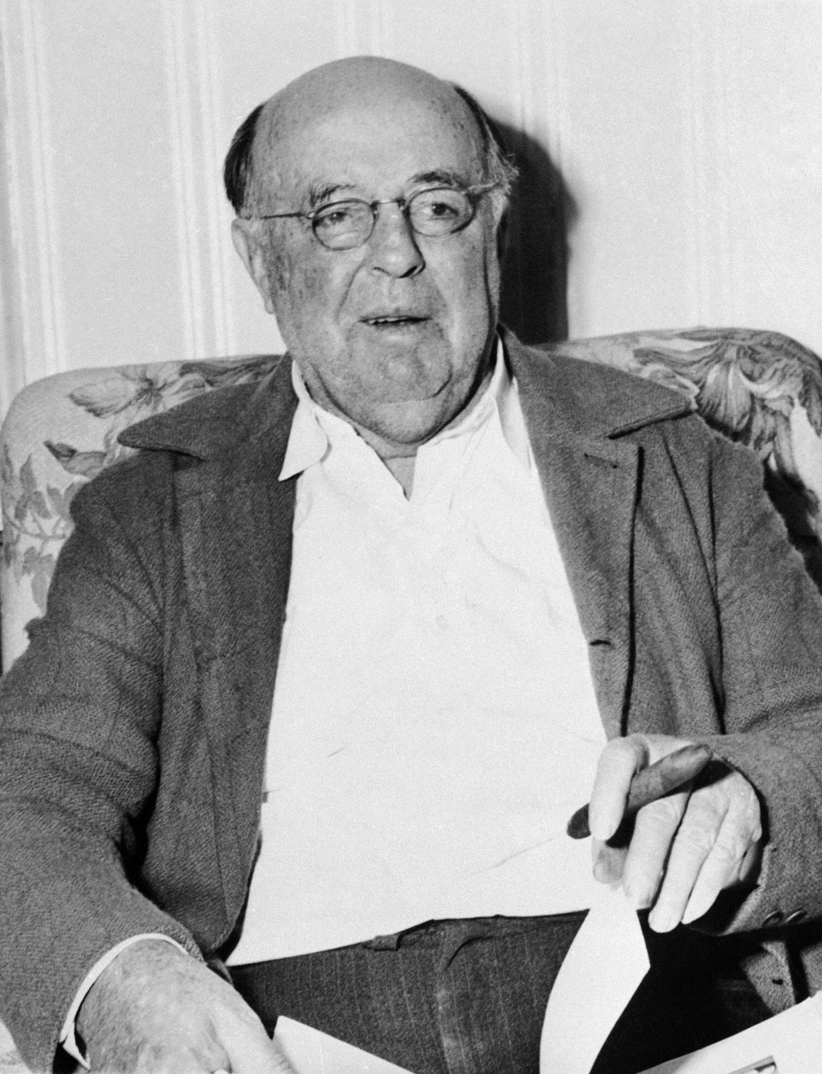 John Lomax, famed collector of American folk songs.