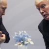 President Donald Trump, right, meets with Russian President Vladimir Putin at the G20 Summit in Hamburg, Germany, Friday, July 7, 2017.