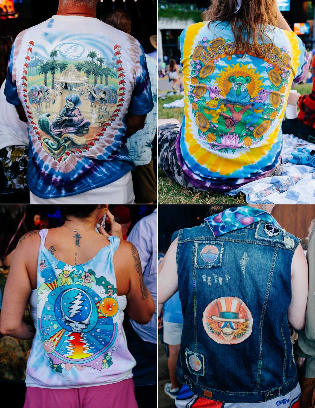 Saturday, June 13, 2026 — An attendee wears a Grateful Dead shirt at at All Good Now festival at Merriweather Post Pavilion.