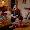 Kate Morrow and her 8-year-old twins, Jack and Lilly, at their home in Spartanburg County, S.C. Morrow struggles to understand why many of her neighbors aren't vaccinating their kids.