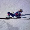 Lindsey Vonn of Team United States crashes during the Women's Downhill Saturday at the Winter Olympics in Cortina d'Ampezzo, Italy.
