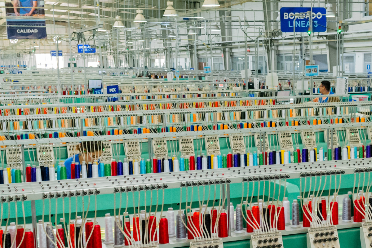 Randy Carr's company, World Emblem, does its most labor-intensive manufacturing in Aguascalientes, Mexico. Carr has paused investment while he tries to adjust to President Trump's new tariffs.
