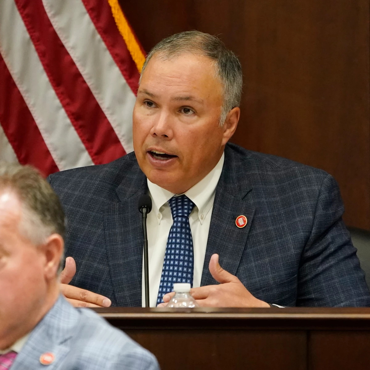 Tennessee State Rep. Bryan Terry chairs the House Public Health Committee on in 2021, in Nashville, Tenn.
