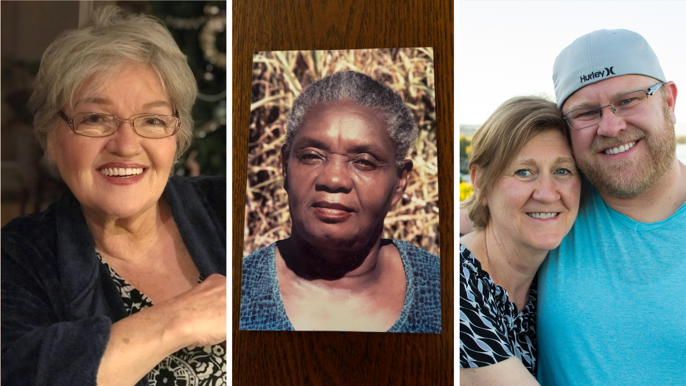 Connie Walton (left); Carmelia "Dinks" Hinkson; and Denille Andrus, with her son Joe Tanner, are among the mothers who are honored and remembered on Mother