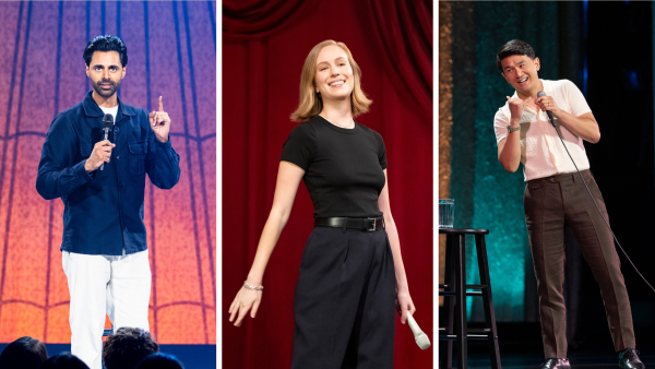Hasan Minhaj's Off With His Head, Hannah Einbinder's Everything Must Go, and Ronny Chieng's Love to Hate It were some of the specials that cracked us up this year.