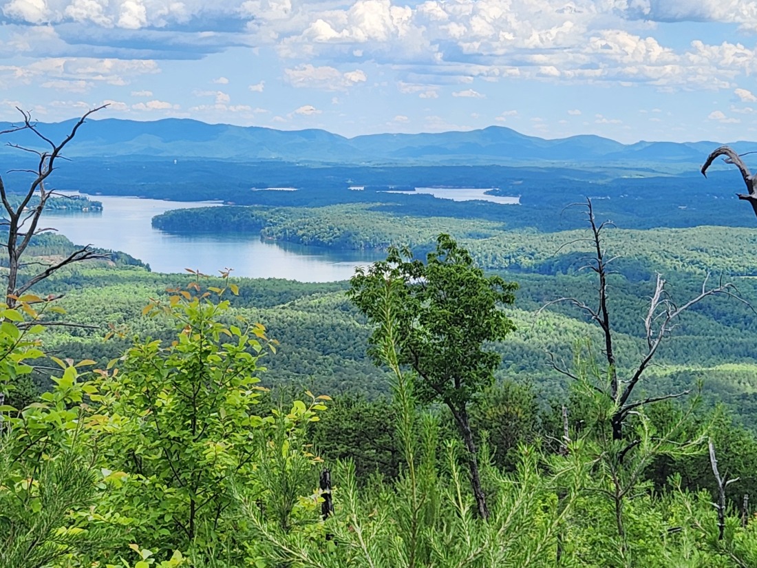 Some of the best hikes are the ones that take you to overlooks like this, in Burke County, North Carolina, without lots of effort or time.