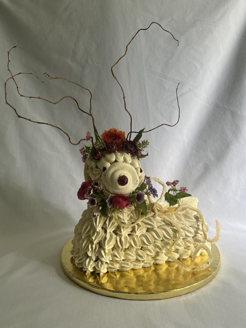 Bronwen Wyatt makes lamb cakes even without a specialized pan.