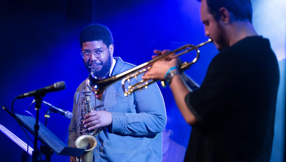 Saxophonist Devin Daniels and trumpeter Julien Knowles distinguished themselves on breakthrough releases this year — Knowles on his solo debut, As Many, As One, and Davis on his own own star-making LesGo!, each of which features the other as a crucial contributor.