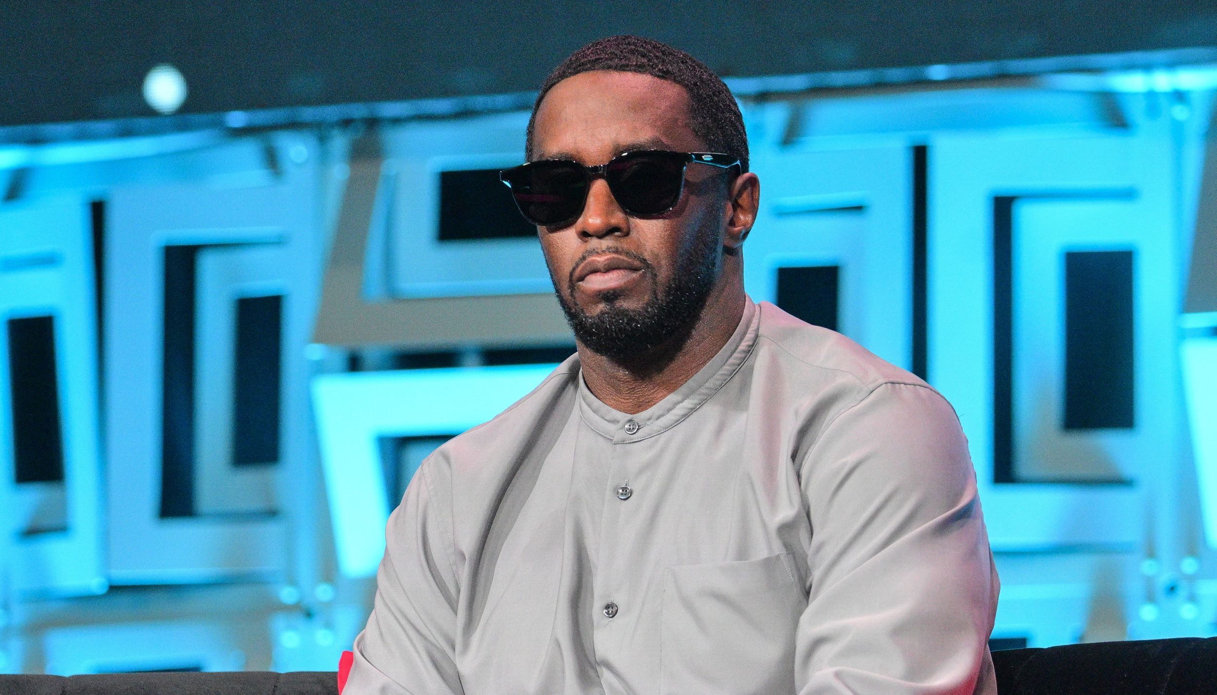 ATLANTA, GEORGIA - AUGUST 26: Sean Combs Onstage during Invest Fest 2023 at Georgia World Congress Center on August 26, 2023 in Atlanta, Georgia.